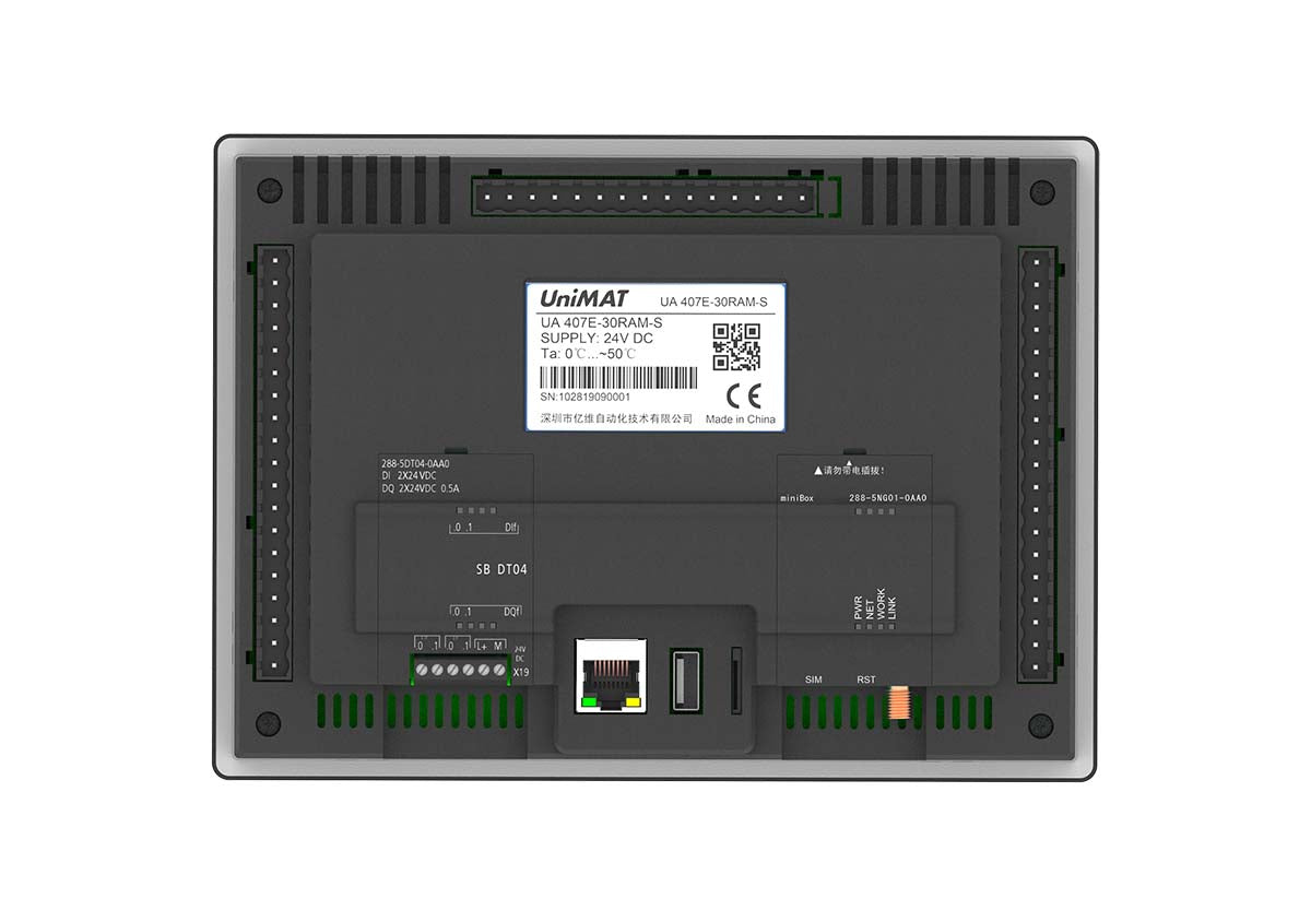 plc and hmi in one back