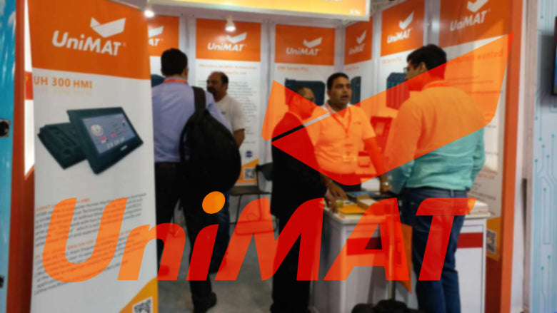 UniMAT Automation debuted in India exhibition like this